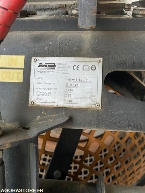 GODET CRIBLEUR MB S14 2014 - Sortierschaufel: das Bild 3 GODET CRIBLEUR MB S14 2014 - Sortierschaufel: das Bild 3
