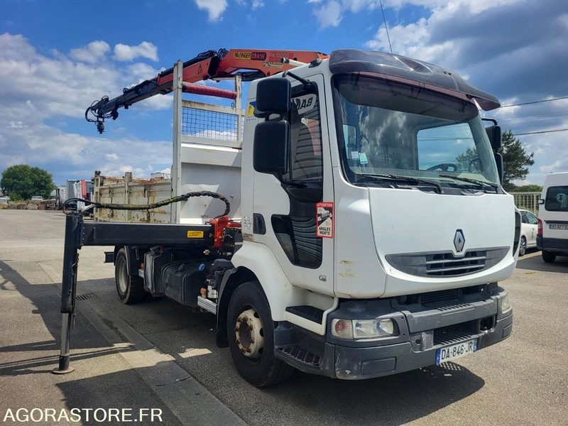 RENAULT MIDLUM 220 DXI - GRUE PALFINGER PK 10000 - BENNE - 2007 - 480000 KM - LKW: das Bild 2 RENAULT MIDLUM 220 DXI - GRUE PALFINGER PK 10000 - BENNE - 2007 - 480000 KM - LKW: das Bild 2
