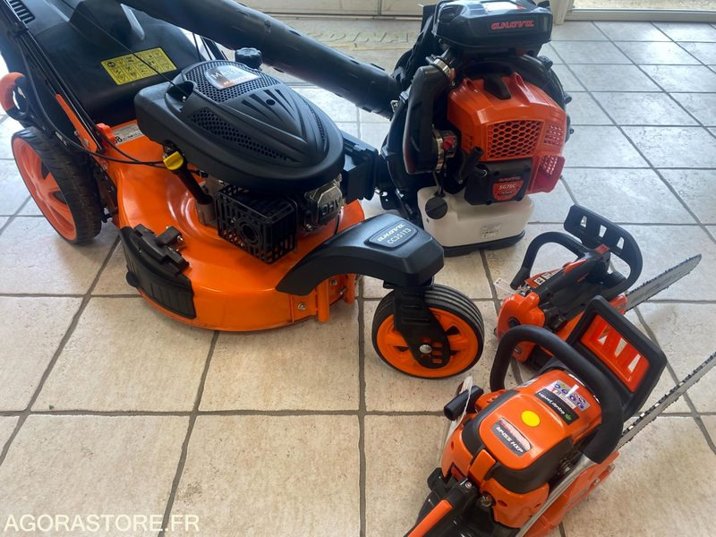 Lot de matériel Anova Neuf - tondeuse, souffleur dorsal, tronconneuse, élagueuse - Gartengerät: das Bild 2 Lot de matériel Anova Neuf - tondeuse, souffleur dorsal, tronconneuse, élagueuse - Gartengerät: das Bild 2