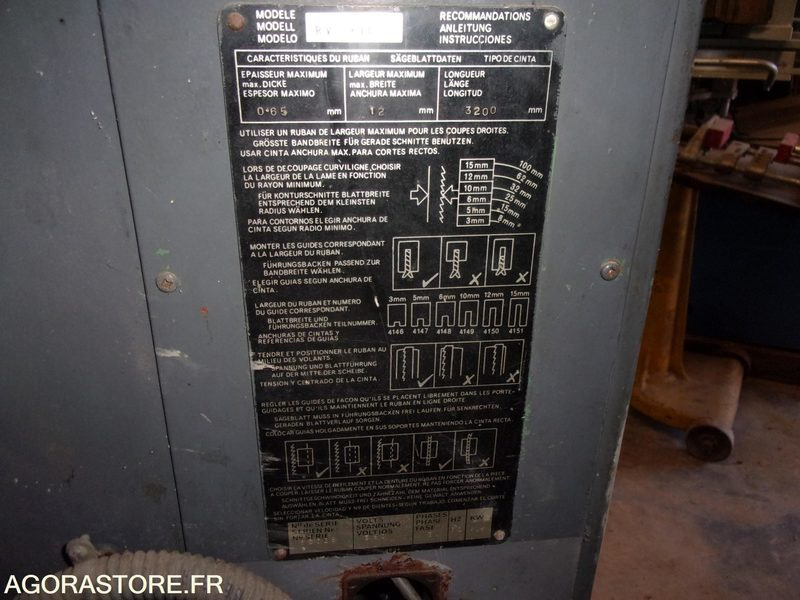 Metallbandsäge RARE SCIE a ruban verticale a métaux ULTRA: das Bild 10 Metallbandsäge RARE SCIE a ruban verticale a métaux ULTRA: das Bild 10