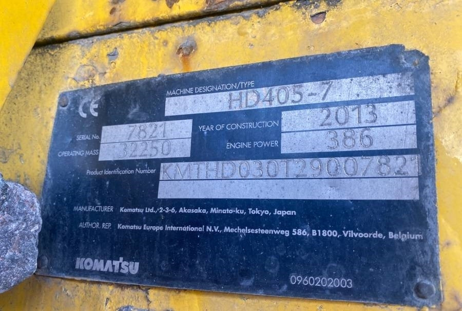 Komatsu HD405-7 - Dumper Starr: das Bild 3 Komatsu HD405-7 - Dumper Starr: das Bild 3