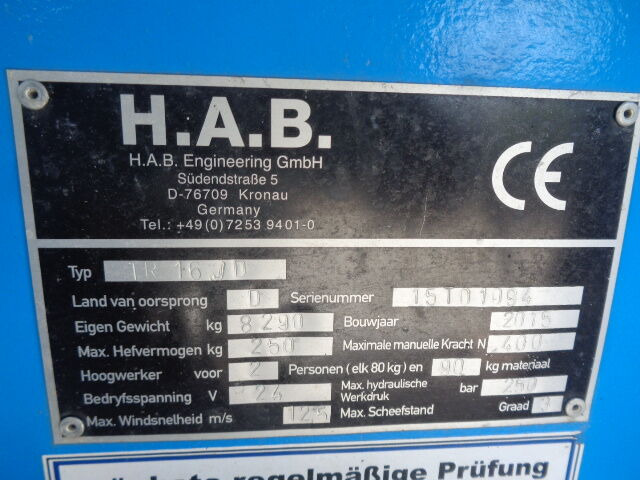 Teleskopbühne Aichi H.A.B TR16JD: das Bild 18