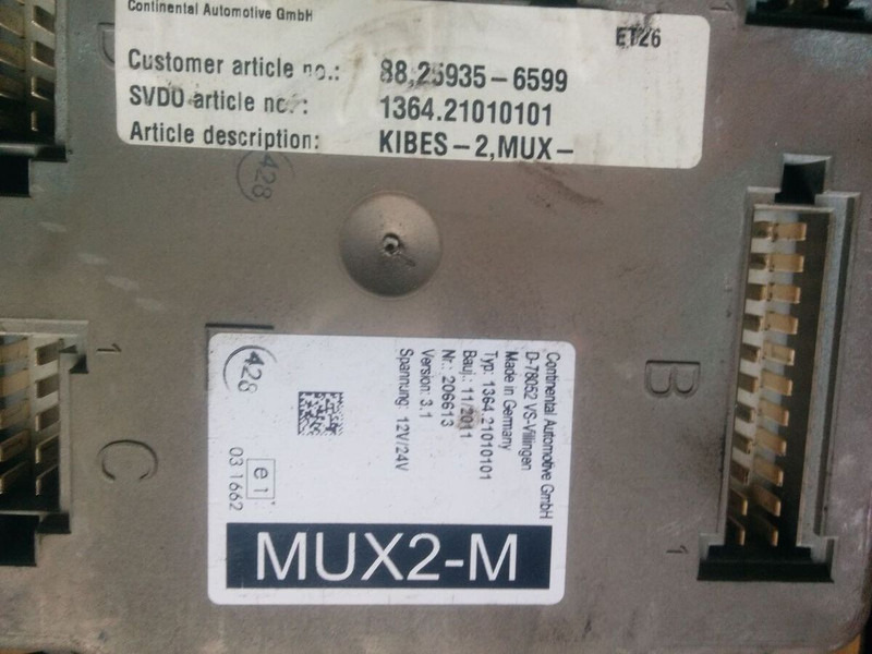 MAN MUX2-M 1364.21020101/ 1364.21010101 - Steuergerät: das Bild 3 MAN MUX2-M 1364.21020101/ 1364.21010101 - Steuergerät: das Bild 3