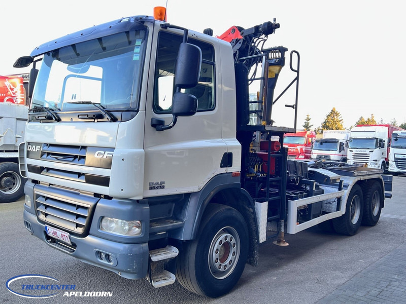 DAF CF 85.410 6x4 Steel springs, Palfinger PK 16001, Palift - Abrollkipper, Autokran: das Bild 3 DAF CF 85.410 6x4 Steel springs, Palfinger PK 16001, Palift - Abrollkipper, Autokran: das Bild 3