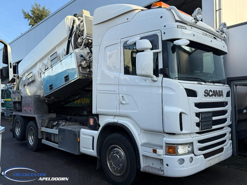 Scania G480 ADR, Roestvrijstaal, 3 Compartimenten, Interconsult - Saug-/ Spülfahrzeug: das Bild 1 Scania G480 ADR, Roestvrijstaal, 3 Compartimenten, Interconsult - Saug-/ Spülfahrzeug: das Bild 1