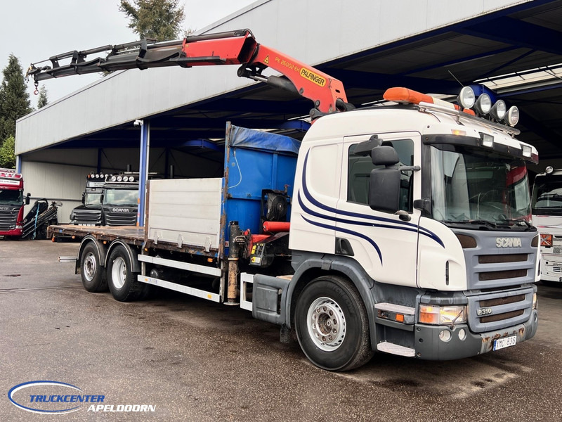 Scania P310 Palfinger PK26002 (2013!), Manuel, Steering axle - Pritsche LKW, Autokran: das Bild 1 Scania P310 Palfinger PK26002 (2013!), Manuel, Steering axle - Pritsche LKW, Autokran: das Bild 1