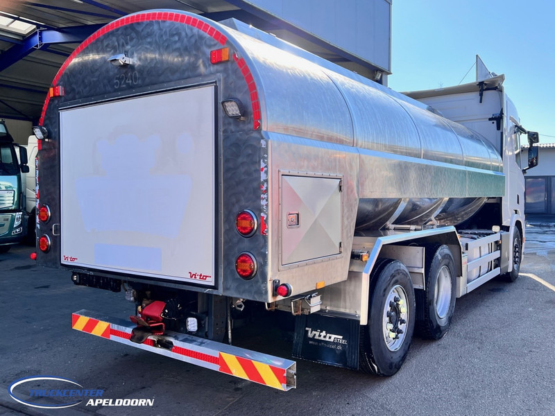 Scania R500 NGS 15000 Liter, Retarder, Steering axle, Stainless steel - Edelstahlt, Milk - Milch - Water - Tankwagen: das Bild 2 Scania R500 NGS 15000 Liter, Retarder, Steering axle, Stainless steel - Edelstahlt, Milk - Milch - Water - Tankwagen: das Bild 2