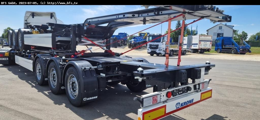 Krone Container Chassi SDC 27 eLTU5-2 Krone Container Chassi SDC 27 eLTU5-2 - Container/ Wechselfahrgestell Auflieger: das Bild 1 Krone Container Chassi SDC 27 eLTU5-2 Krone Container Chassi SDC 27 eLTU5-2 - Container/ Wechselfahrgestell Auflieger: das Bild 1