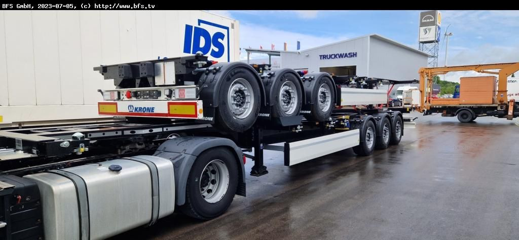 Krone Sattelauflieger Container Chassi SDC 27 eLTU5-2 Krone Sattelauflieger Container Chassi SDC 27 eLTU5-2 - Container/ Wechselfahrgestell Auflieger: das Bild 2 Krone Sattelauflieger Container Chassi SDC 27 eLTU5-2 Krone Sattelauflieger Container Chassi SDC 27 eLTU5-2 - Container/ Wechselfahrgestell Auflieger: das Bild 2