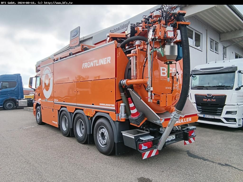 MAN TGS (TG3) 35.510 8x4-4 BL CH Canalmaster F 135 E - Saug-/ Spülfahrzeug: das Bild 3 MAN TGS (TG3) 35.510 8x4-4 BL CH Canalmaster F 135 E - Saug-/ Spülfahrzeug: das Bild 3