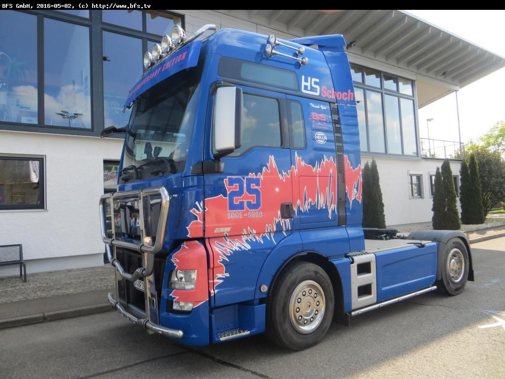 MAN TGX 18.560 4x2 BLS Euro 6 HS Schoch Edition 2016 - Sattelzugmaschine: das Bild 1 MAN TGX 18.560 4x2 BLS Euro 6 HS Schoch Edition 2016 - Sattelzugmaschine: das Bild 1