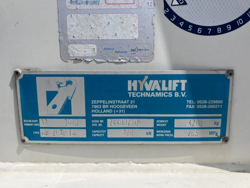 Absetzkipper DAF CF 85.360 6X2 EURO 5 HYVA SKIPLOADER + NIDO: das Bild 9 Absetzkipper DAF CF 85.360 6X2 EURO 5 HYVA SKIPLOADER + NIDO: das Bild 9