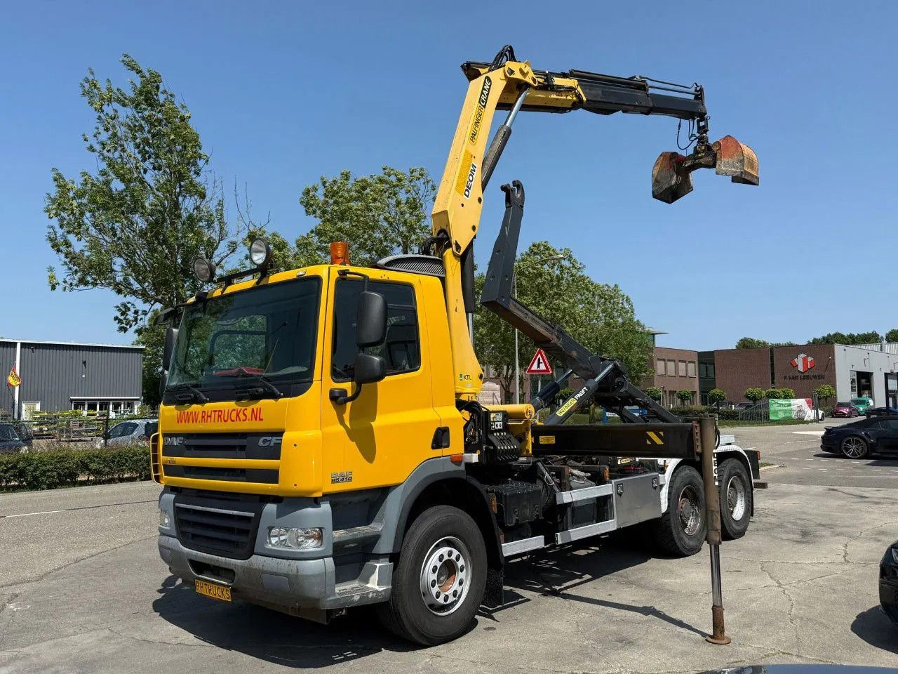 DAF CF 85.410 6X4 - EURO 5 + PALFINGER PK15500 + REM - Autokran: das Bild 1 DAF CF 85.410 6X4 - EURO 5 + PALFINGER PK15500 + REM - Autokran: das Bild 1