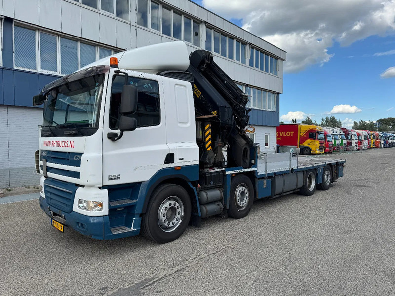 Pritsche LKW, Autokran DAF CF 85.410 8X2 EURO 5 PALFINGER PK60002 + FLY JIB + REMOTE + TWISTLOCKS: das Bild 14