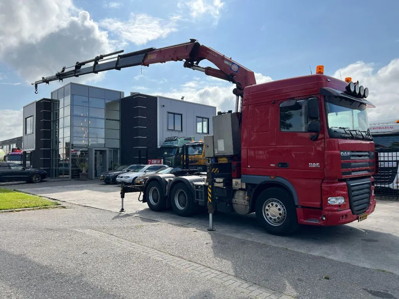 DAF XF 105.460 6X4 EURO 5 + HMF 4220 K6 + REMOTE CONTROL + RETARDER - Autokran: das Bild 1 DAF XF 105.460 6X4 EURO 5 + HMF 4220 K6 + REMOTE CONTROL + RETARDER - Autokran: das Bild 1