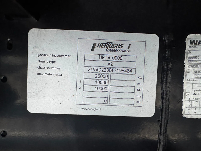 Hertoghs AC2 BPW AXLE SLIDING ROOF - Planenanhänger: das Bild 5 Hertoghs AC2 BPW AXLE SLIDING ROOF - Planenanhänger: das Bild 5