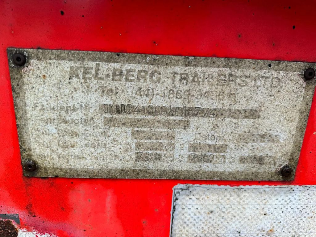 Kipper Anhänger Kel-Berg D23B3 KIPPER 2011 3XBPW AXLE: das Bild 10