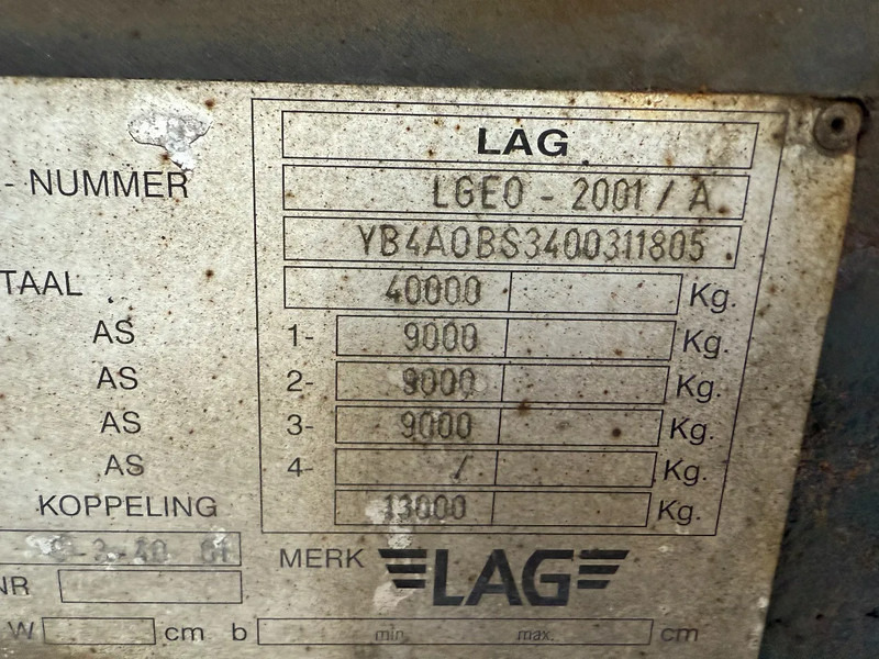 Pritschenauflieger/ Plattformauflieger LAG O-3-40 01: das Bild 8 Pritschenauflieger/ Plattformauflieger LAG O-3-40 01: das Bild 8