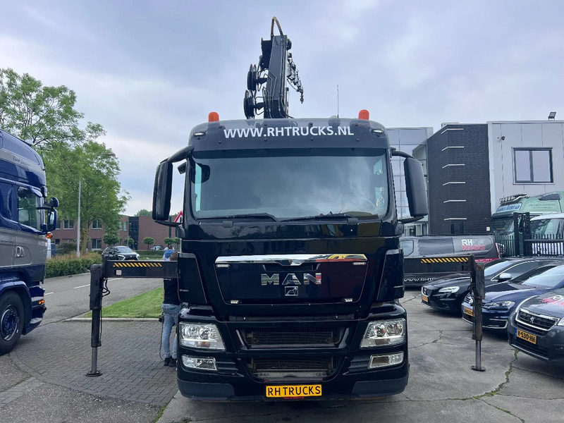 MAN TGS 35.440 8X2-4 + HIAB 220C-5 REMOTE + CABLE LIFT AUTOMATIC - Seil Abrollkipper, Autokran: das Bild 2 MAN TGS 35.440 8X2-4 + HIAB 220C-5 REMOTE + CABLE LIFT AUTOMATIC - Seil Abrollkipper, Autokran: das Bild 2
