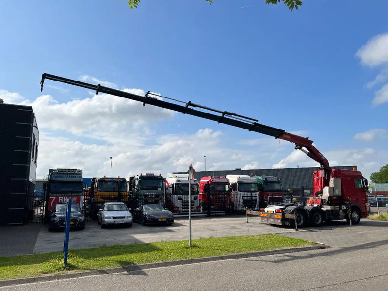 DAF XF 105.460 6X4 EURO 5 + HMF 4220 K6 + REMOTE CONTROL + RETARDER - Sattelzugmaschine: das Bild 5 DAF XF 105.460 6X4 EURO 5 + HMF 4220 K6 + REMOTE CONTROL + RETARDER - Sattelzugmaschine: das Bild 5