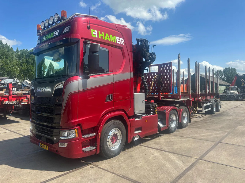 Scania S650 V8, EPSILON S290 Z 96. DOLL TRAILER 2 AXLE FORCED STEERING, 4,5 M EXTENDABLE, APK 04-2026 - Sattelzugmaschine: das Bild 4 Scania S650 V8, EPSILON S290 Z 96. DOLL TRAILER 2 AXLE FORCED STEERING, 4,5 M EXTENDABLE, APK 04-2026 - Sattelzugmaschine: das Bild 4
