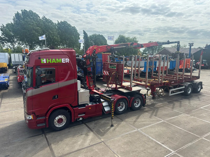 Scania S650 V8, EPSILON S290 Z 96. DOLL TRAILER 2 AXLE FORCED STEERING, 4,5 M EXTENDABLE, APK 04-2026 - Sattelzugmaschine: das Bild 1 Scania S650 V8, EPSILON S290 Z 96. DOLL TRAILER 2 AXLE FORCED STEERING, 4,5 M EXTENDABLE, APK 04-2026 - Sattelzugmaschine: das Bild 1