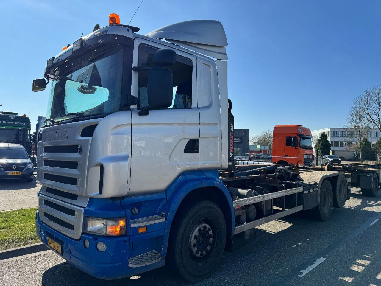 Scania R400 6X2 - EURO 5 + MULTILIFT HOOK + LIFTING AXL - Abrollkipper: das Bild 1 Scania R400 6X2 - EURO 5 + MULTILIFT HOOK + LIFTING AXL - Abrollkipper: das Bild 1