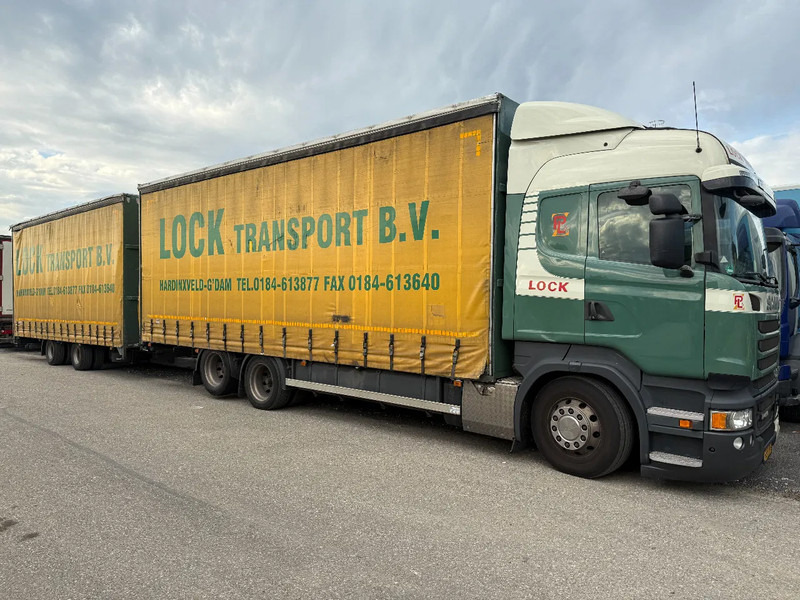 Scania R450 6X2 + DRACO AANHANGER 2010 TUV TILL 17-08-2026 - Plane LKW: das Bild 1 Scania R450 6X2 + DRACO AANHANGER 2010 TUV TILL 17-08-2026 - Plane LKW: das Bild 1