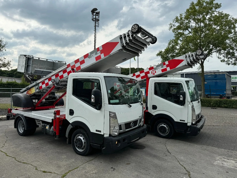 Nissan 3X UNIT CABSTAR 35.13 EURO 6 + LIFT 25 METER + REMOTE CONTROL - Transporter: das Bild 1 Nissan 3X UNIT CABSTAR 35.13 EURO 6 + LIFT 25 METER + REMOTE CONTROL - Transporter: das Bild 1