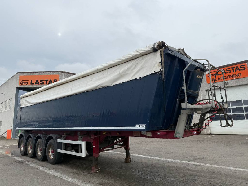 Kipper Auflieger KEL-BERG 4-axle Kipper/Tipper/Tiptrailer Aut. Tarpaulin: das Bild 1