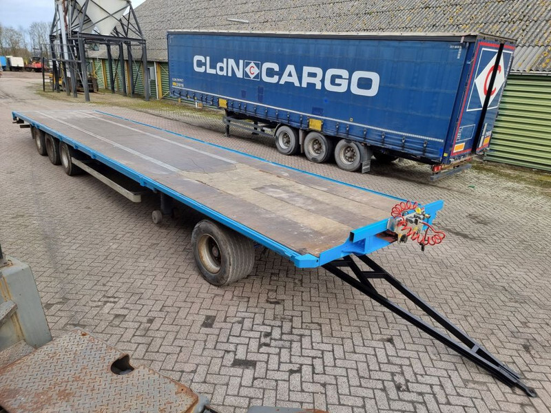 Van Hool 13.60 M LONG - 1 M HIGH - SUPER SINGLE TIRES - DRUM BRAKES - Pritschenanhänger/ Plattformanhänger: das Bild 3 Van Hool 13.60 M LONG - 1 M HIGH - SUPER SINGLE TIRES - DRUM BRAKES - Pritschenanhänger/ Plattformanhänger: das Bild 3