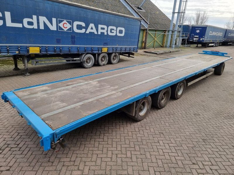 Van Hool 13.60 M LONG - 1 M HIGH - SUPER SINGLE TIRES - DRUM BRAKES - Pritschenanhänger/ Plattformanhänger: das Bild 4 Van Hool 13.60 M LONG - 1 M HIGH - SUPER SINGLE TIRES - DRUM BRAKES - Pritschenanhänger/ Plattformanhänger: das Bild 4