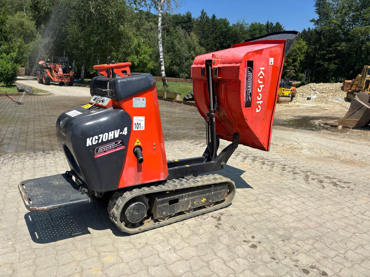 Mini-Kipper KUBOTA KC 70: das Bild 7