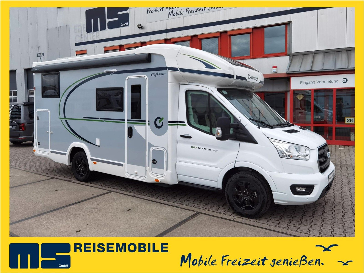 Chausson 627 TITANIUM /-2026-/ EINZELBETTEN / 4.1T. / AHK - Teilintegriertes Wohnmobil: das Bild 1 Chausson 627 TITANIUM /-2026-/ EINZELBETTEN / 4.1T. / AHK - Teilintegriertes Wohnmobil: das Bild 1