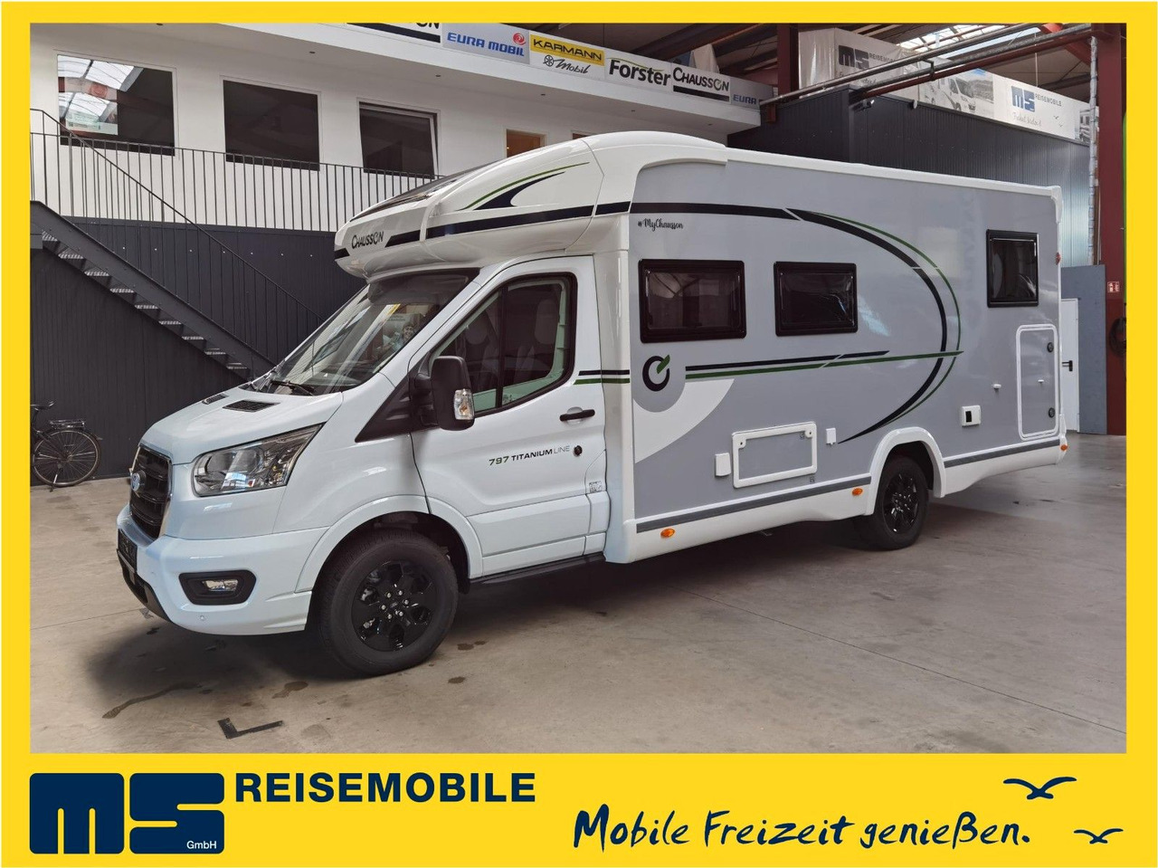 Chausson 797 TITANIUM / -2026- / 165PS- 8G. / 4.1T. / AHK - Teilintegriertes Wohnmobil: das Bild 1 Chausson 797 TITANIUM / -2026- / 165PS- 8G. / 4.1T. / AHK - Teilintegriertes Wohnmobil: das Bild 1