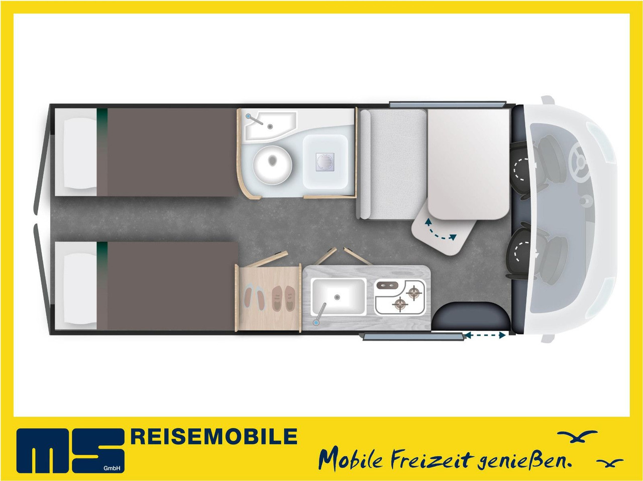 Chausson V697 FIRST LINE / - 2025- / 140PS / EINZELBETTEN - Camper Van: das Bild 2 Chausson V697 FIRST LINE / - 2025- / 140PS / EINZELBETTEN - Camper Van: das Bild 2