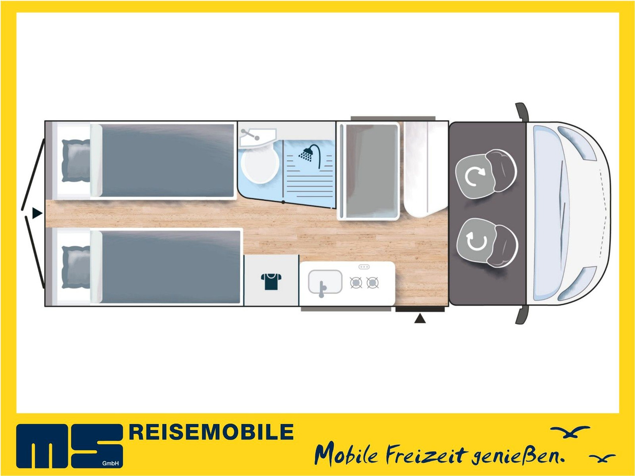 Chausson V697 SPORT LINE / 8G - AUTOMATIK / EINZELBETTEN - Camper Van: das Bild 2 Chausson V697 SPORT LINE / 8G - AUTOMATIK / EINZELBETTEN - Camper Van: das Bild 2