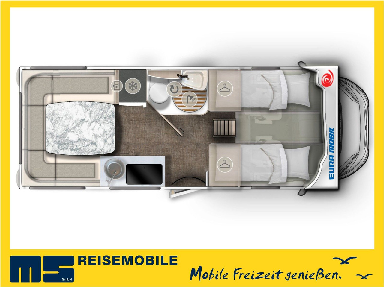 Eura Mobil ACTIVA ONE 650 HS /MODELL 2025/ HECKSITZGRUPPE - Alkoven Wohnmobil: das Bild 2 Eura Mobil ACTIVA ONE 650 HS /MODELL 2025/ HECKSITZGRUPPE - Alkoven Wohnmobil: das Bild 2