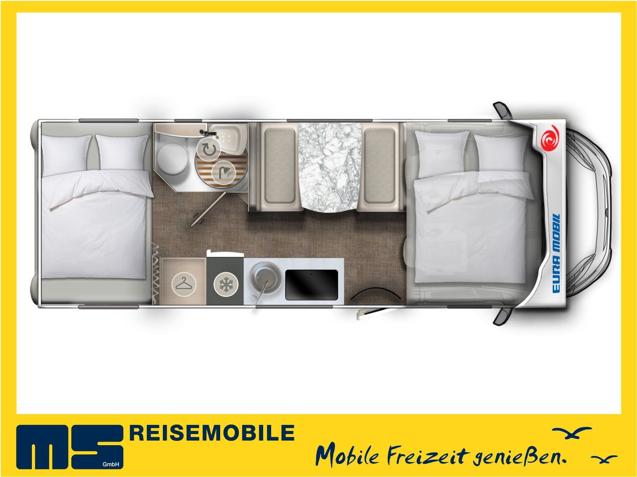 Eura Mobil ACTIVA ONE 690 HB / 180PS-9G AUTOMATIK -40H MAXI - Alkoven Wohnmobil: das Bild 2 Eura Mobil ACTIVA ONE 690 HB / 180PS-9G AUTOMATIK -40H MAXI - Alkoven Wohnmobil: das Bild 2