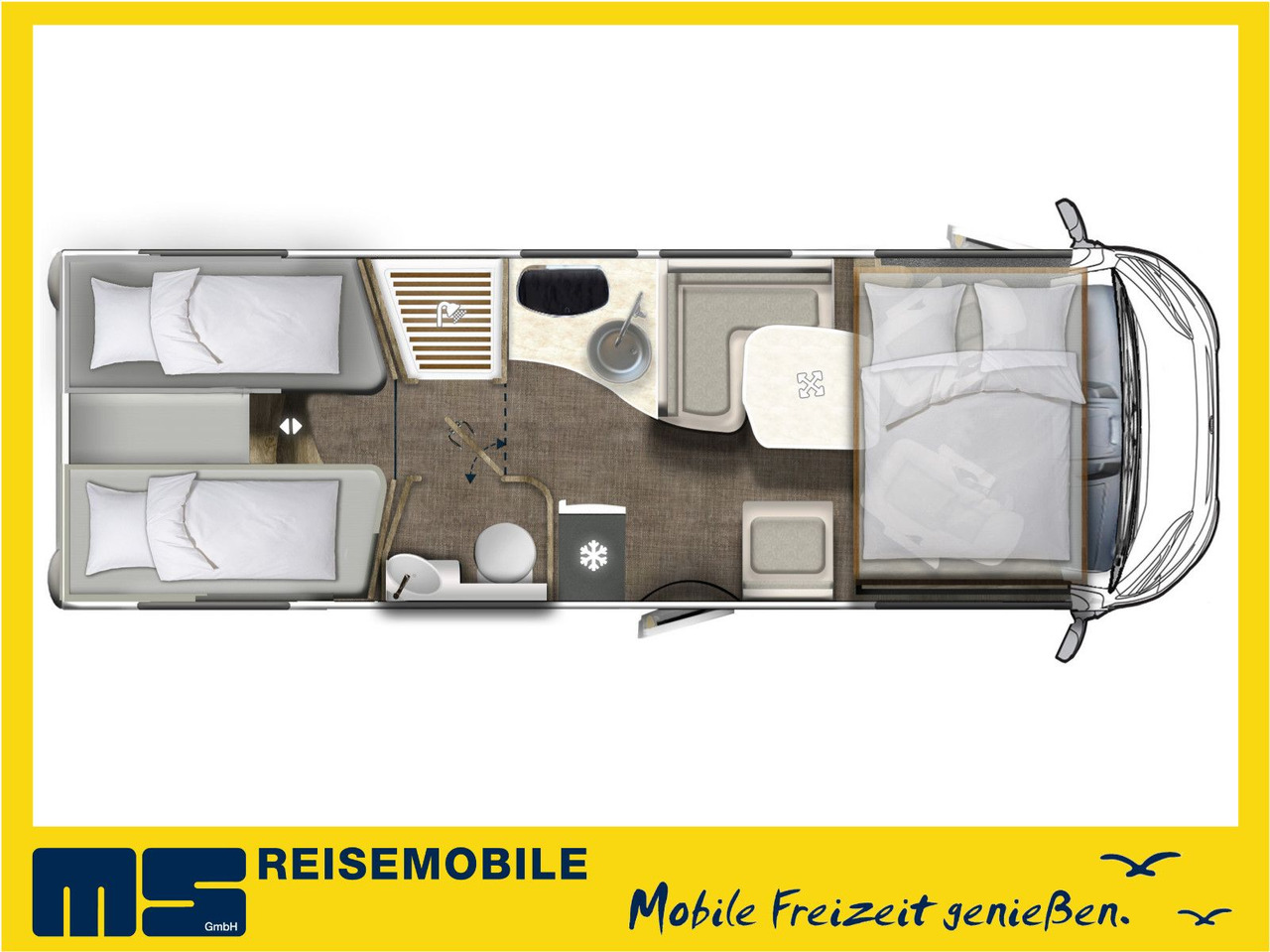 Eura Mobil INTEGRA LINE 720 EB - MOD. 2025 /180 PS/9G.AUTOM - Integriertes Wohnmobil: das Bild 2 Eura Mobil INTEGRA LINE 720 EB - MOD. 2025 /180 PS/9G.AUTOM - Integriertes Wohnmobil: das Bild 2