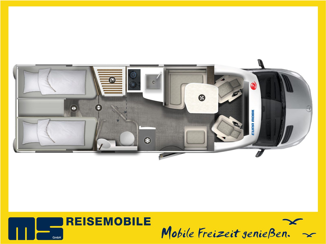 Eura Mobil PROFILA T 726 EB /- 2026 - / GOLD - LEVEL PAKET - Teilintegriertes Wohnmobil: das Bild 2 Eura Mobil PROFILA T 726 EB /- 2026 - / GOLD - LEVEL PAKET - Teilintegriertes Wohnmobil: das Bild 2