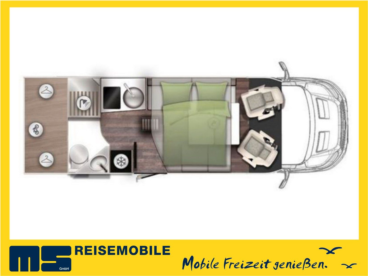 Forster T 639 LF /-2026- / 165 PS-8G / HUBBETT & RAUMBAD - Teilintegriertes Wohnmobil: das Bild 2 Forster T 639 LF /-2026- / 165 PS-8G / HUBBETT & RAUMBAD - Teilintegriertes Wohnmobil: das Bild 2
