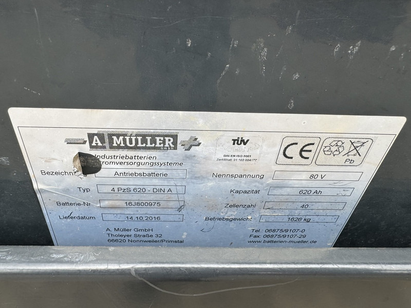 Elektrostapler Still R60-25 Triplo 510 Freelift/3e functie elektrisch 2001 accu 2016: das Bild 13