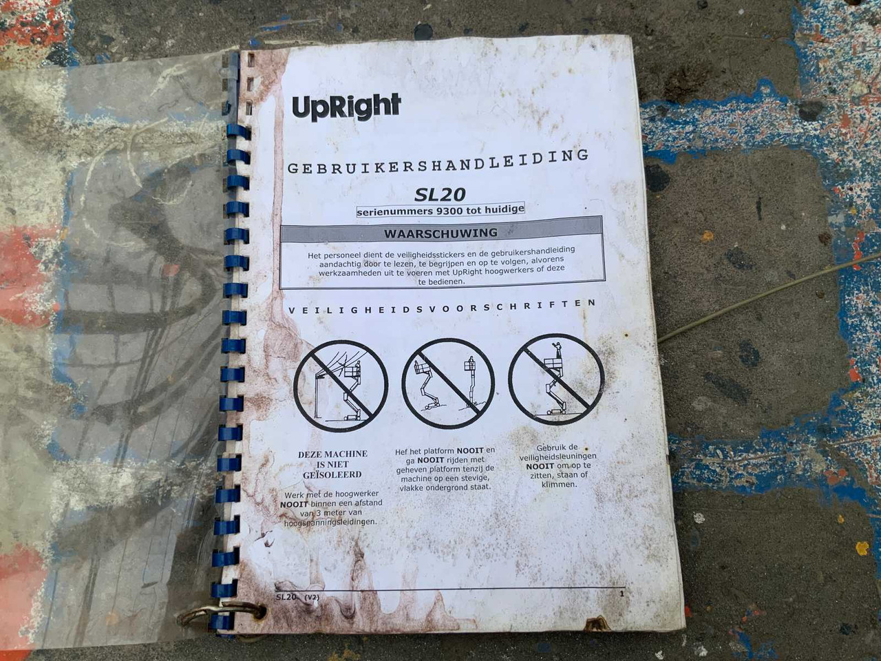 Arbeitsbühne 1999 UPRIGHT SL20 AERIAL PLATFORM: das Bild 20 Arbeitsbühne 1999 UPRIGHT SL20 AERIAL PLATFORM: das Bild 20