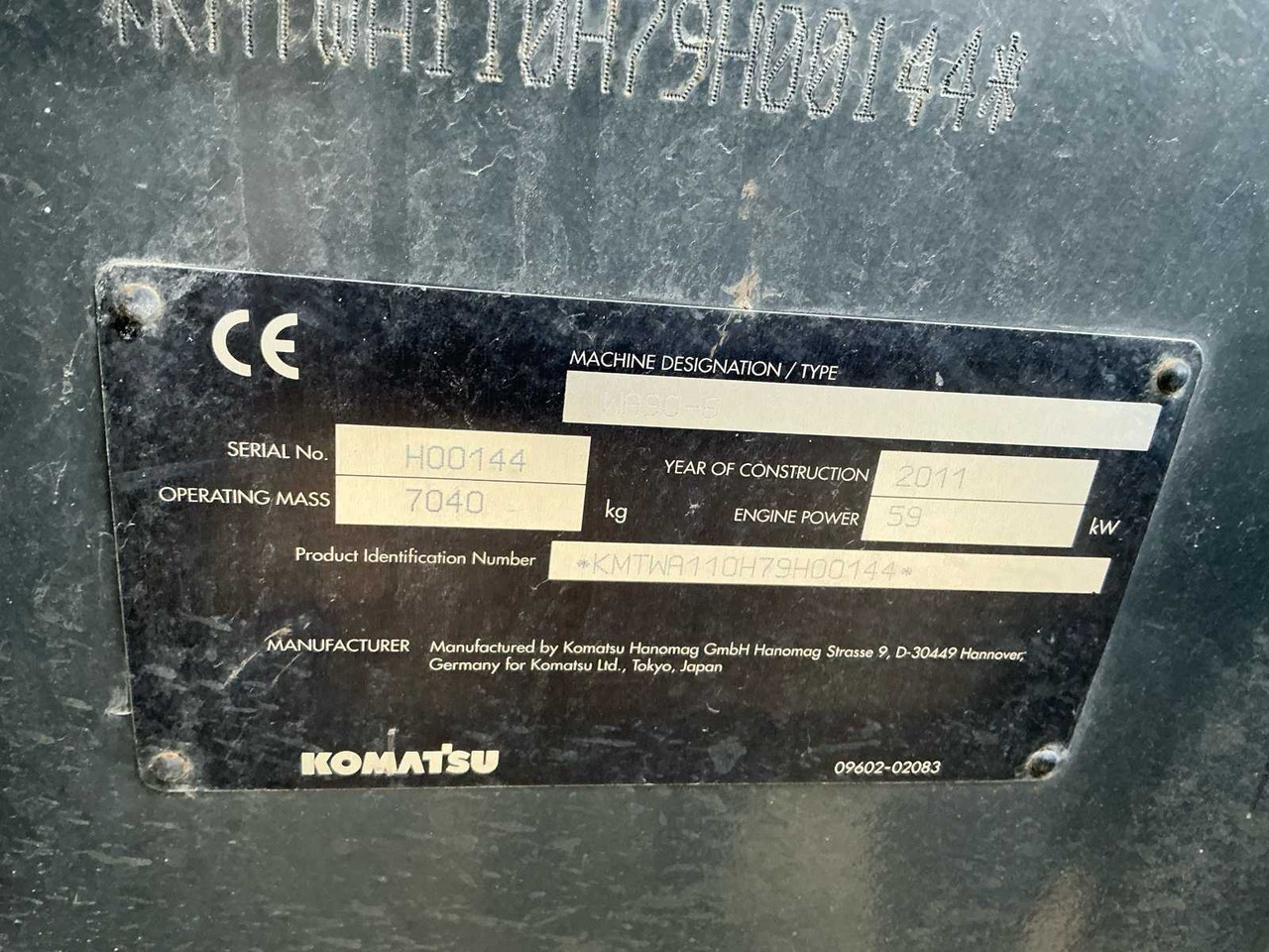 2011 KOMATSU FASTRAC WA90 SHOVEL - Radlader: das Bild 5 2011 KOMATSU FASTRAC WA90 SHOVEL - Radlader: das Bild 5