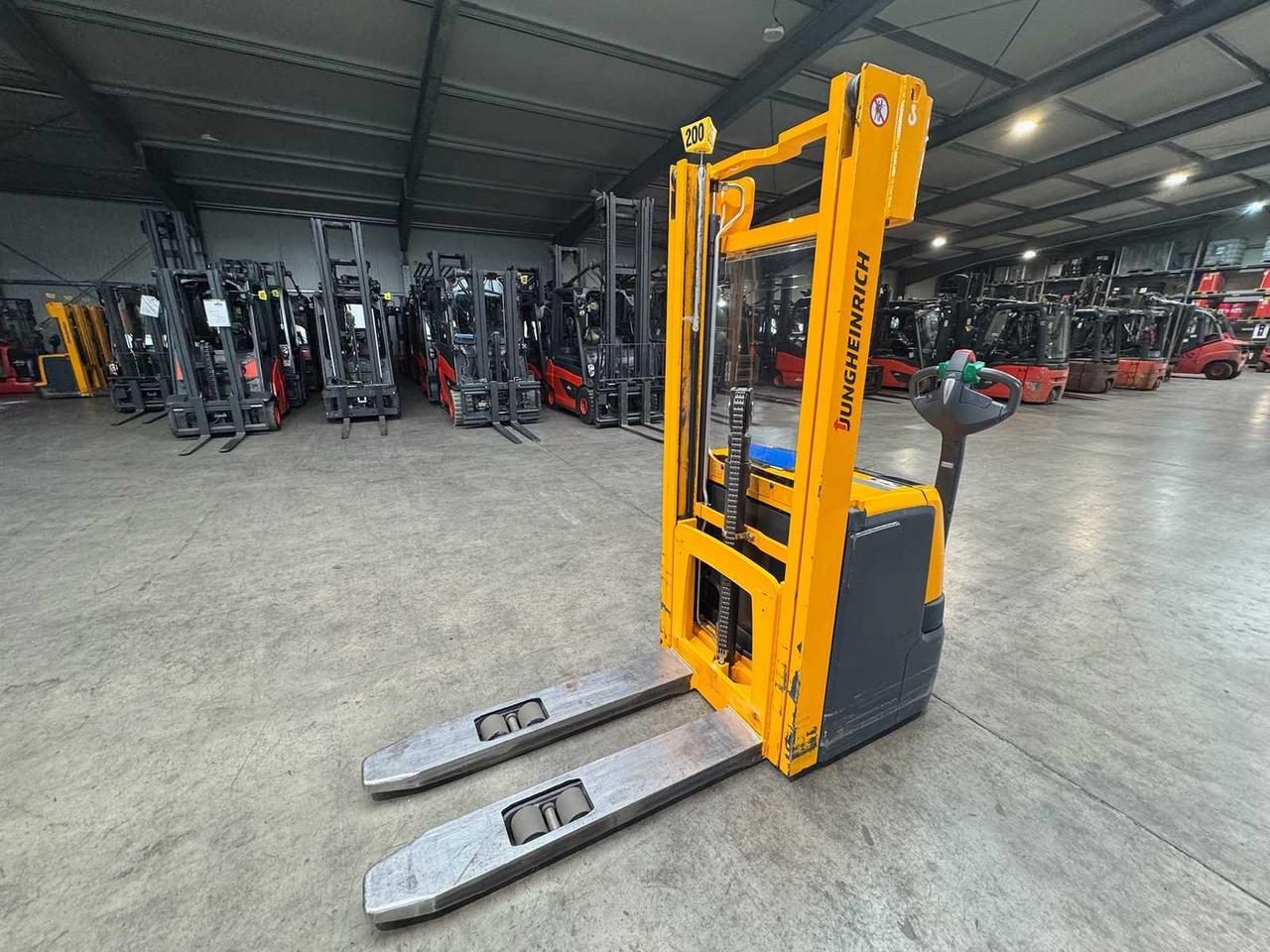 Gabelstapler 2013 JUNGHEINRICH EJC220 2,000KG STACKER PALLET TRUCK ANT FREE LIFT: das Bild 6 Gabelstapler 2013 JUNGHEINRICH EJC220 2,000KG STACKER PALLET TRUCK ANT FREE LIFT: das Bild 6