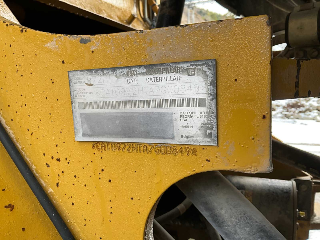 Radlader CAT 972H: das Bild 29