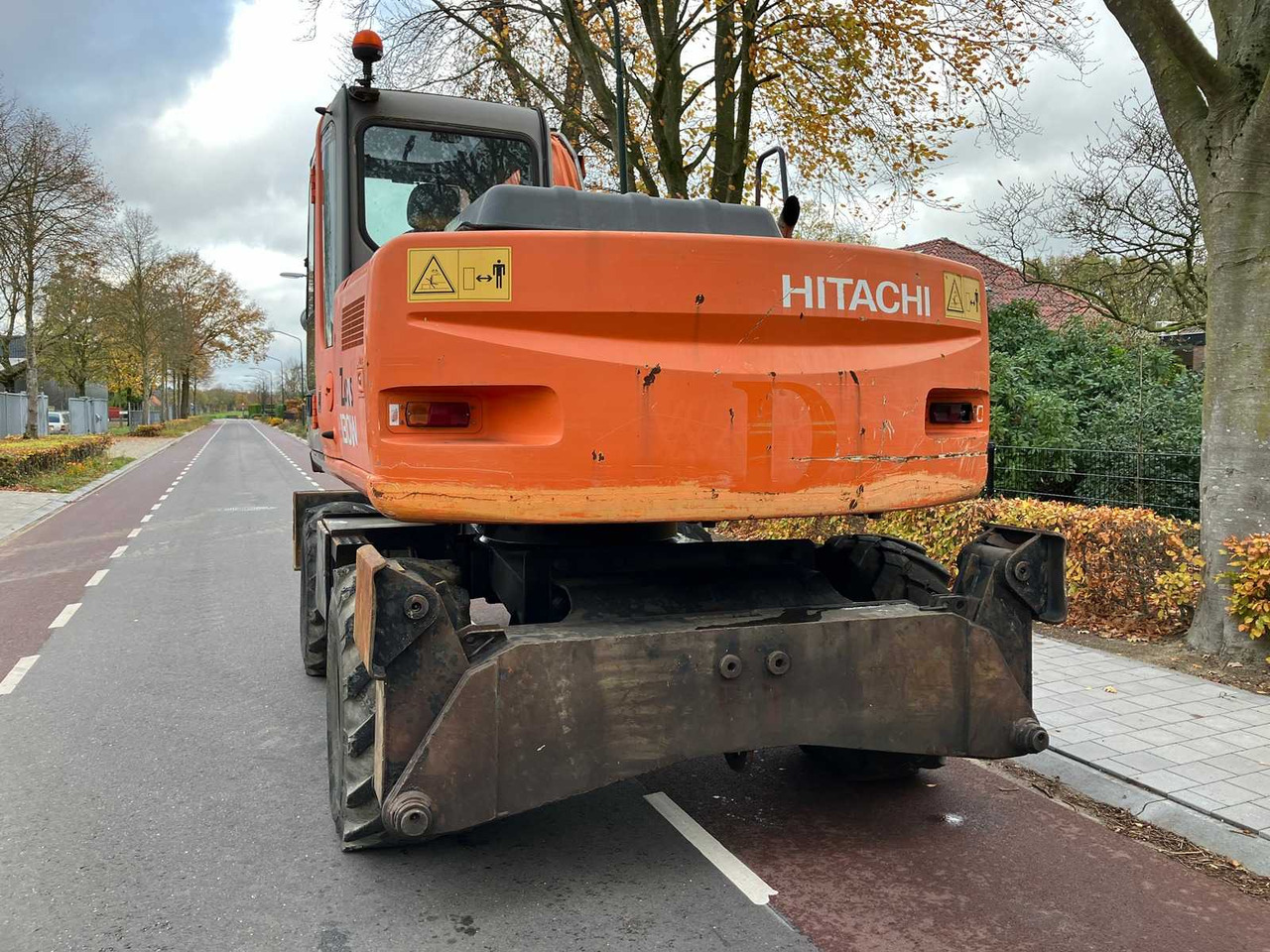 HITACHI - 2008 - ZX130W - WHEELED EXCAVATOR - Mobilbagger: das Bild 4 HITACHI - 2008 - ZX130W - WHEELED EXCAVATOR - Mobilbagger: das Bild 4