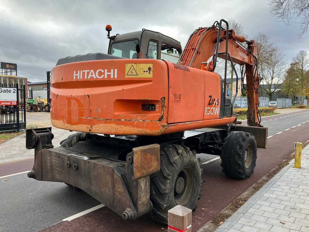 HITACHI - 2008 - ZX130W - WHEELED EXCAVATOR - Mobilbagger: das Bild 5 HITACHI - 2008 - ZX130W - WHEELED EXCAVATOR - Mobilbagger: das Bild 5