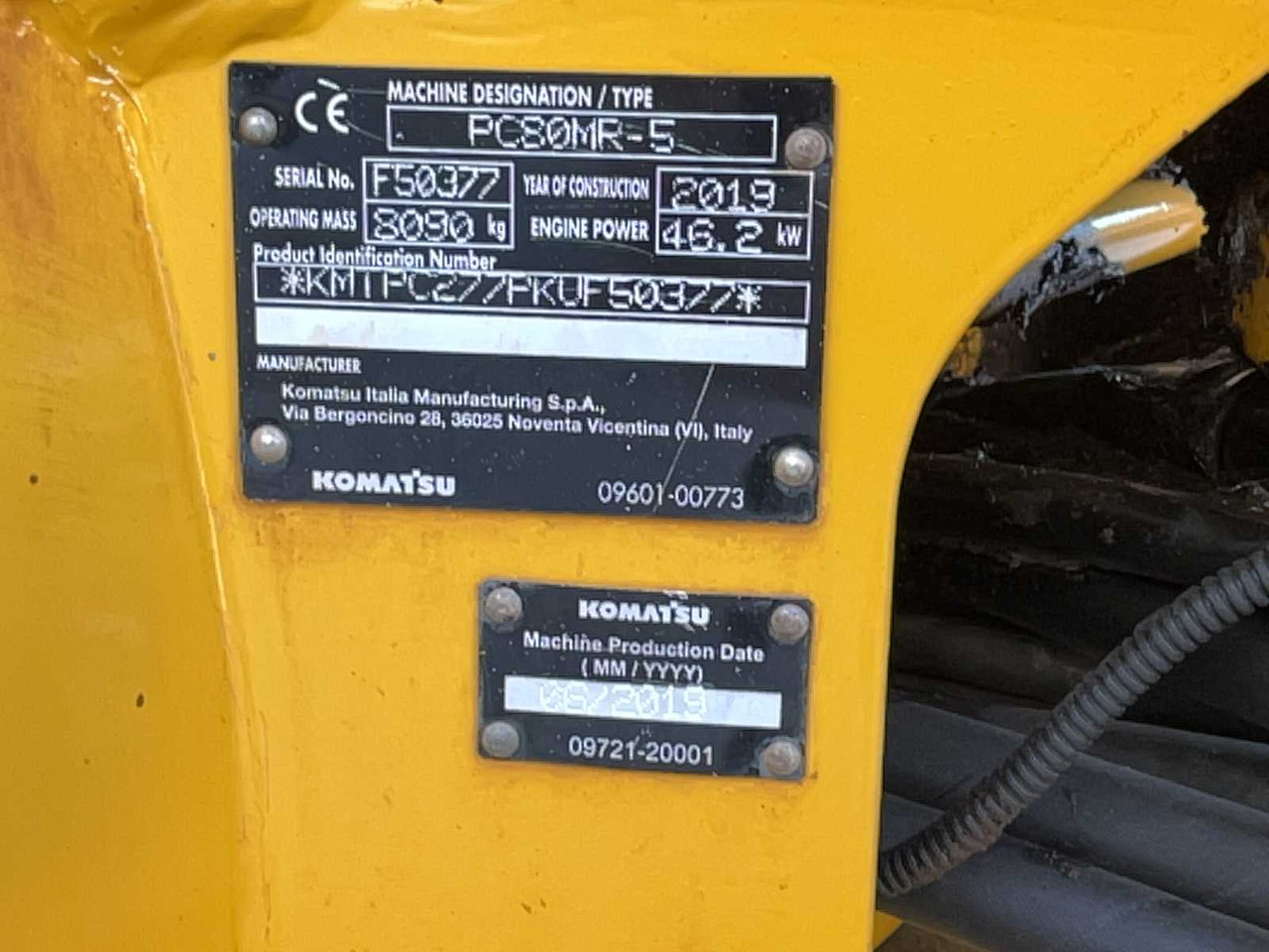 Kettenbagger Komatsu PC80MR: das Bild 30